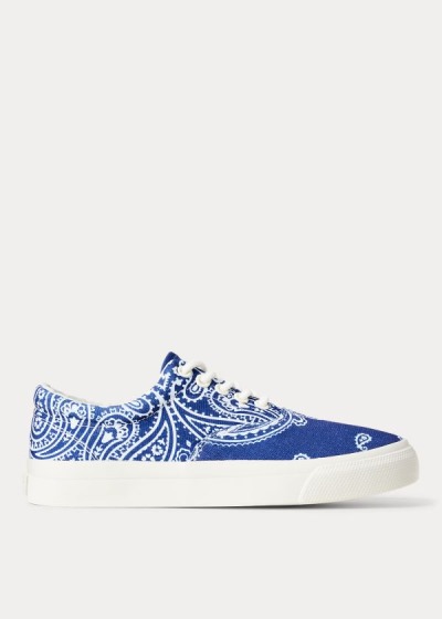 Tenis Polo Ralph Lauren Bryn Lona Printed Mulher 91270-TIAF